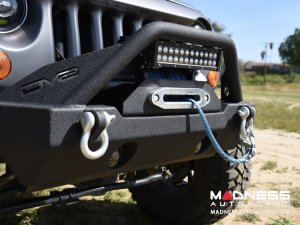 Jeep Wrangler JL Stubby Front Bumper - Mid Width - Steel - FS-15